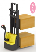 西林叉車之——全電動雙托盤堆垛車簡介